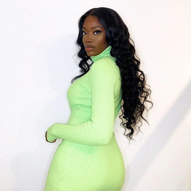 Lace wig with a curly texture for a bold and stylish choiceMsbeauty 360 Lace Front 180% Density 2019 New Deep Wave Human Hair Wig