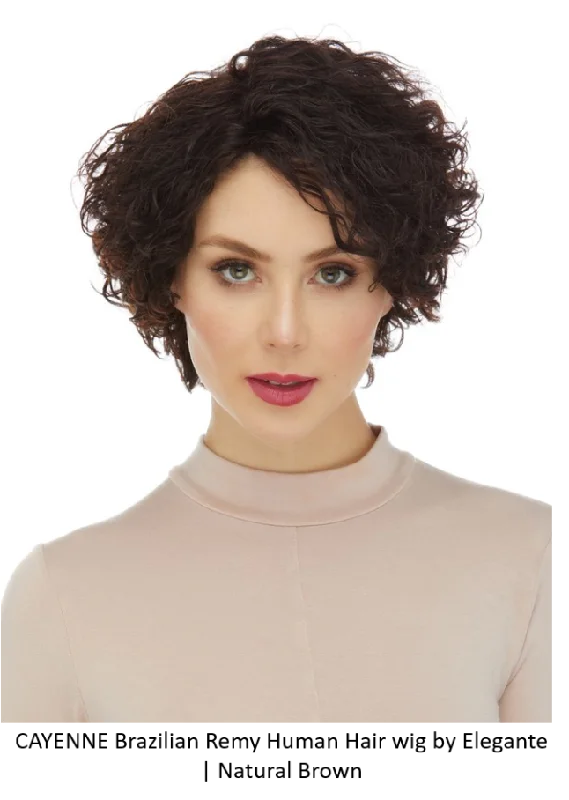 Human - hair wig with a natural - looking root for a more realistic lookCayenne Brazilan Remy Human Hair wig (Basic Cap)