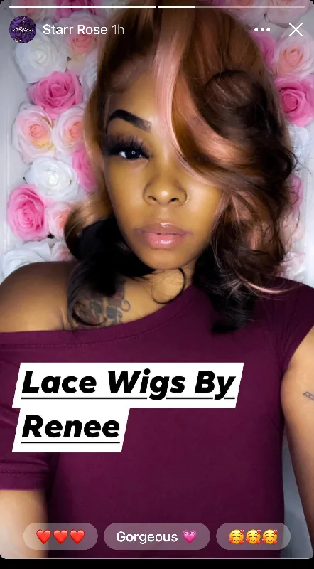 Lace wig with a straight texture for a sleek and minimalist lookDawn