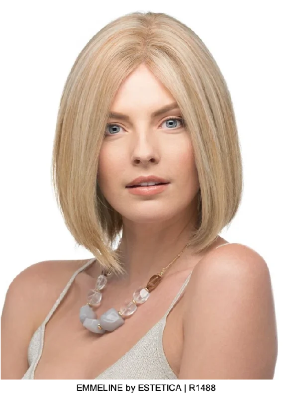 Brazilian - human - hair wig with a full and voluminous lookEmmeline Remy Human Hair Wig (Mono Top)