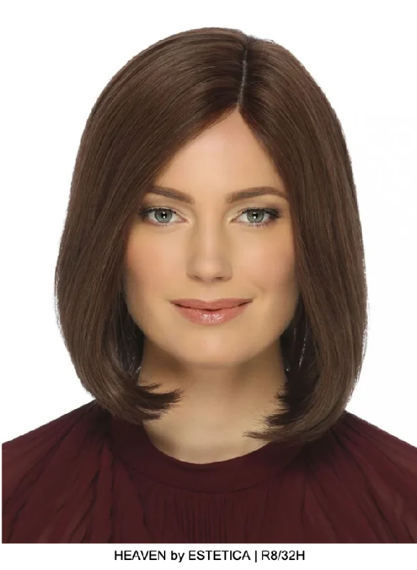 Human - hair wig with a honey - blonde color for a warm and sunny lookHeaven Remy Human Hair Wig (Hand-Tied)