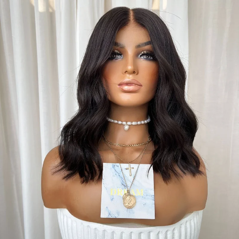 Lace wig with a side - swept bang for a sophisticated lookJESSA ROSE | HD LACE FRONT