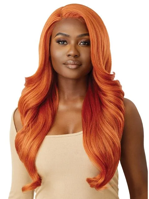 Lace wig with a 13x4 lace frontal for a wide - parting areaOutre HD Transparent Glueless Lace Front Wig - ALIKA