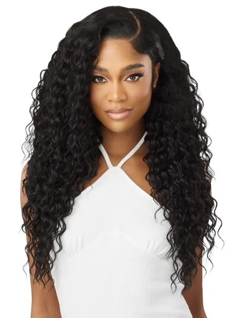 Lace wig with a 200 - density for a full and thick appearanceOutre Perfect Hairline 13x6 Glueless HD Lace Front Wig - LENAJ