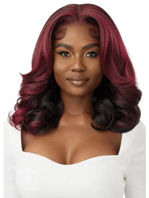 Lace wig with a pre - plucked hairline for a more natural lookOutre Perfect Hairline 13x6 Glueless HD Lace Front Wig - REEVA