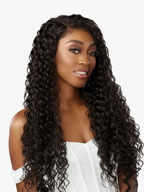 Lace wig with a middle - part for a classic and elegant styleSensationnel Bare Lace  13x6 Glueless Lace Wig - UNIT 5