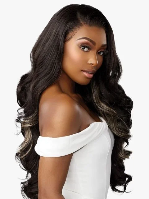 Lace wig with a pre - plucked hairline for a more natural lookSensationnel Bare Lace  13x6 Glueless Lace Wig - UNIT 8