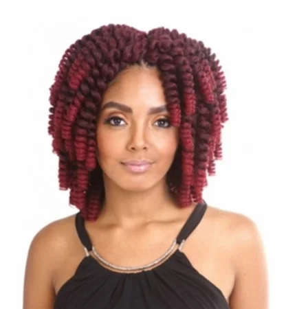 Braided wigs with a water - wave texture for a unique lookAfri Quick Curlon Becca curl 20”