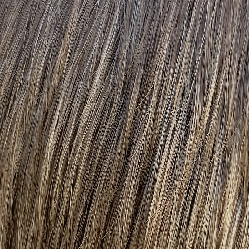 Coolest Ash Brown | 8/14 | Unrooted, combination of light ash brown, cool medium brown with a hint of dark blonde subtle highlights.