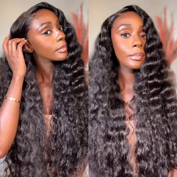 Lace wig with a natural - looking root for a more realistic lookPre Plucked HD Lace Wigs Loose Deep Wave Brazilian Virgin Human Hair Lace Front Wigs for Women Natural and Realistic Lace Frontal Wigs