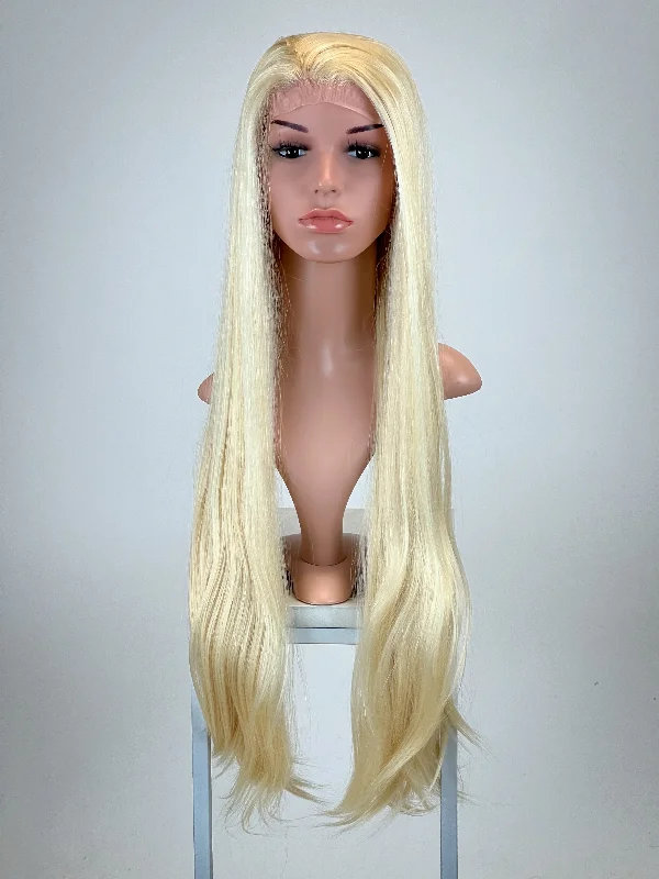 Lace wig with a 200 - density for a full and thick appearanceBloom Bleach Blonde - Natural Plus Series