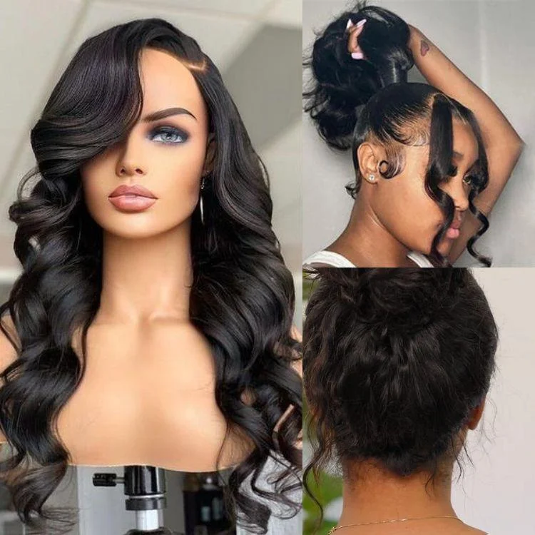 Human - hair wig with a honey - blonde color for a warm and sunny lookLuvme Hair 180% Density | 360 Lace Pre-Plucked Long Wig 100% Human Hair (Body Wave / Straight / Water Wave)