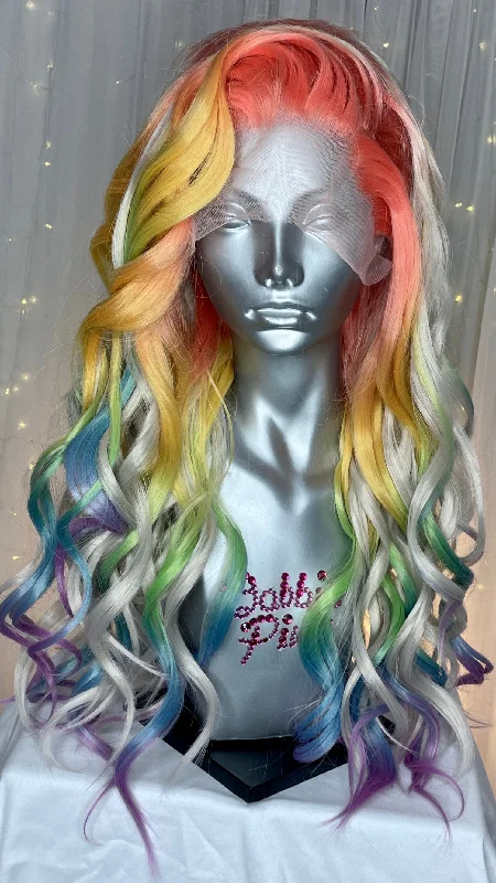 Lace wig with a side - part for a more flattering look"Brooke" - Pride Parade