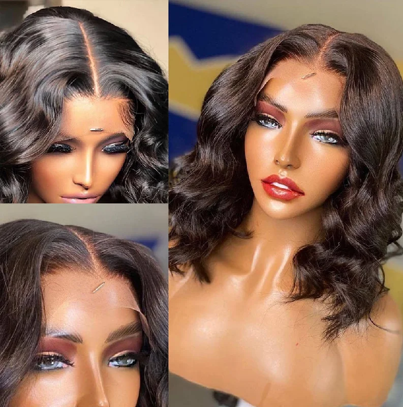 Lace wig with a platinum - blonde color for a bold and trendy lookIconique Short Curls Front Lace Wig