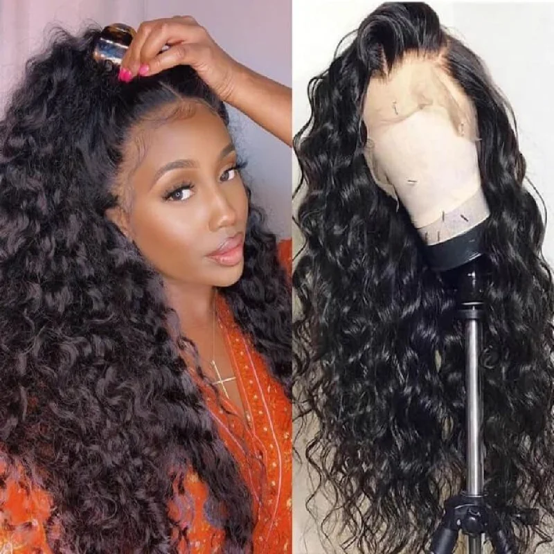 Lace wig with a natural - looking root for a more realistic lookJamila Skin Melt Full Lace Loose Wave Wig Invisible Swiss Lace Wigs