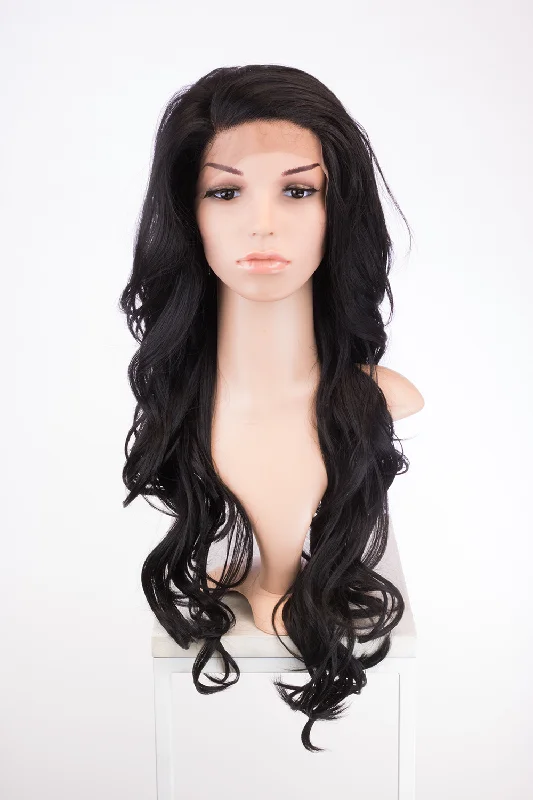 Adjustable - cap lace wig for a comfortable fitKim Midnight Black - Natural