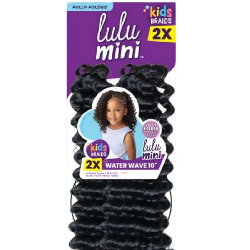 Child - friendly braided wigs with a soft and gentle feelLuLu Mini Waterwave 10inch