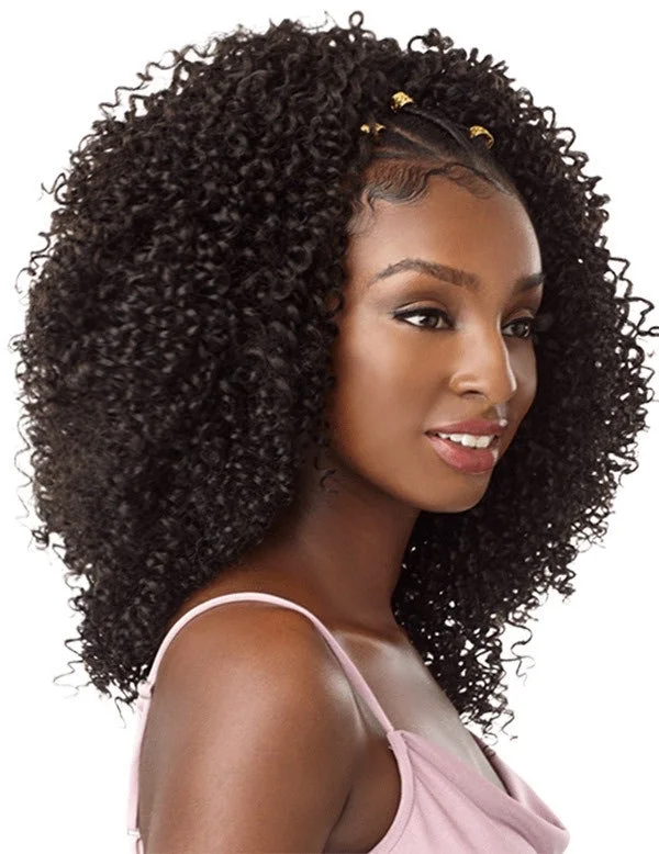 Heat - resistant braided wigs for styling flexibilityLuLutress 2x Coily 3C crochet braid