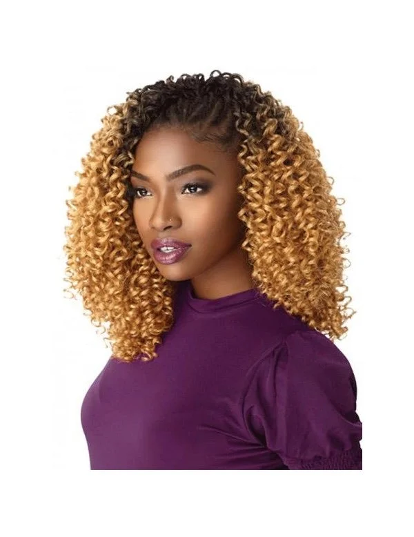 Braided wigs with a side - part for a flattering lookLuLutress 2x Curly 3B crochet braiding hair