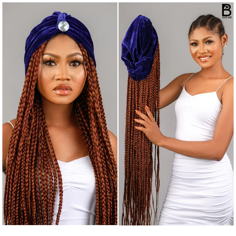 Braided wigs for a formal event with a sophisticated designNana Surban Wig - Surban Wig