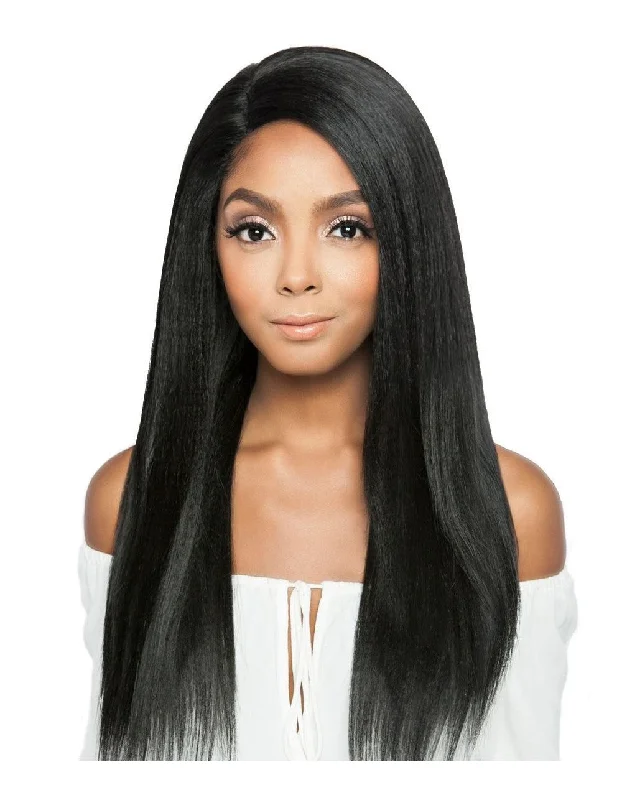 Braided wigs with a natural - looking scalp for a more realistic finishNature Bundles Brazilian Yaky Multi-Pack With Closure