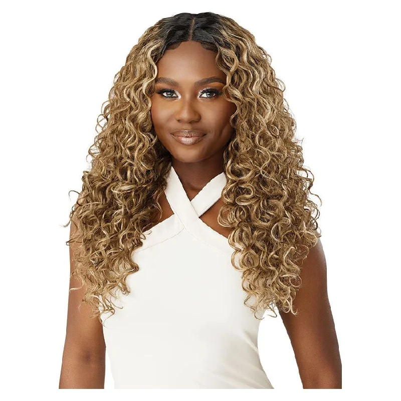 Lace wig with a honey - blonde color for a warm and sunny appearanceOutre EveryWear HD Synthetic Lace Front Wig - Every33