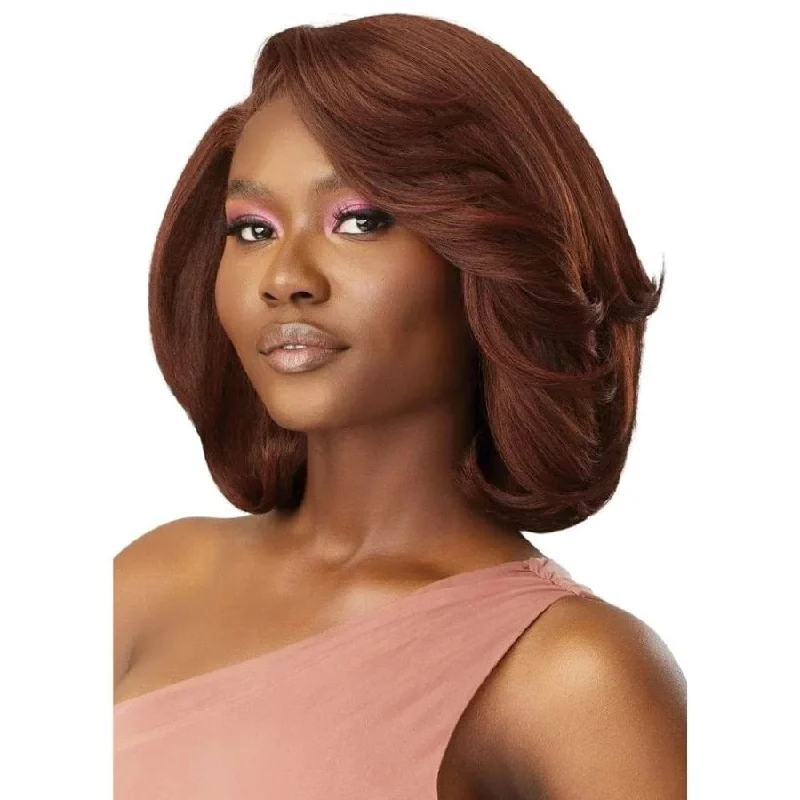 Lace wig with a straight texture for a sleek and minimalist lookOutre Melted Hairline HD Synthetic Glueless Lace Front Wig - Ciana