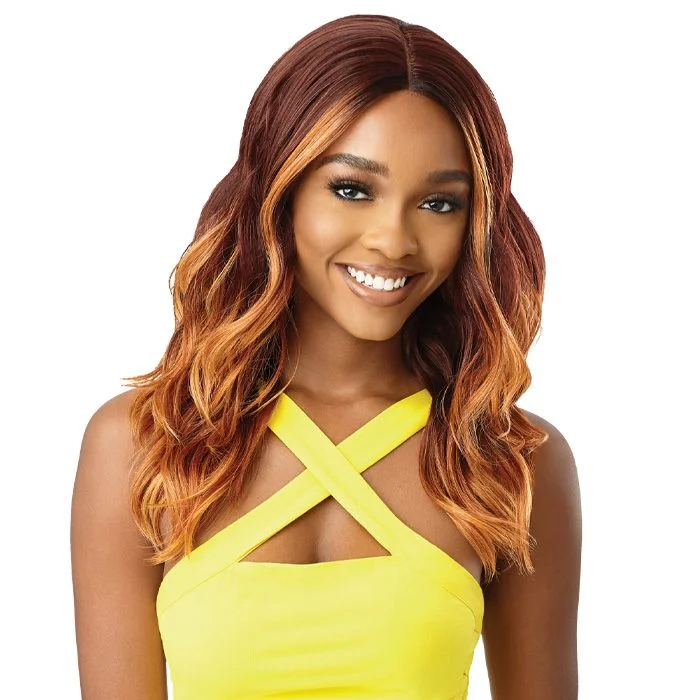 Lace wig with a pre - plucked hairline for a more natural lookOutre The Daily Wig Synthetic Lace Part Wig – Jazlin (Color 613 only)