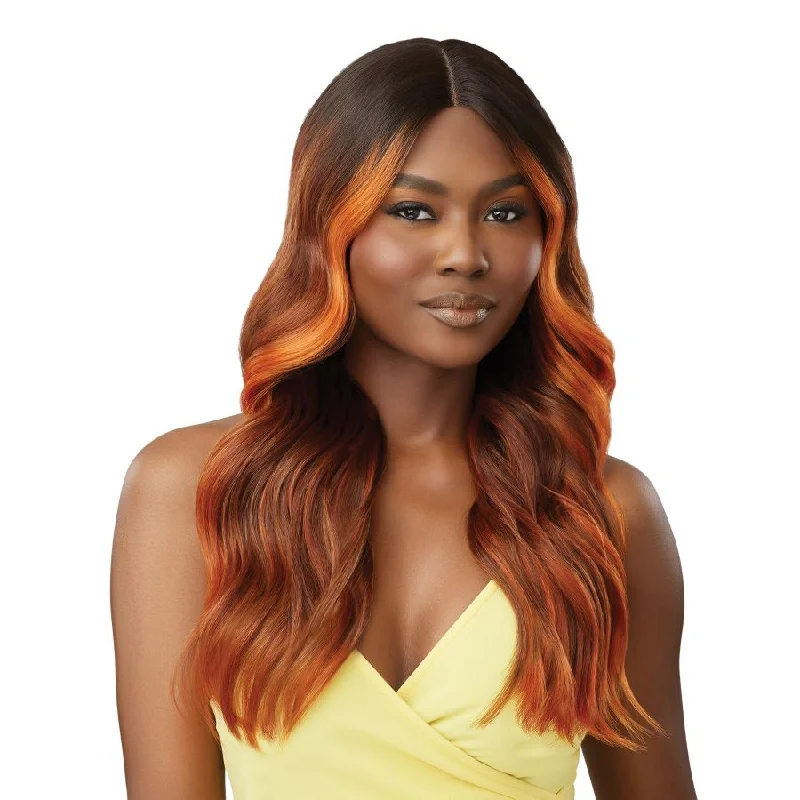 Lace wig with a wispy fringe for a soft and feminine lookOutre The Daily Wig Synthetic Lace Part Wig – Kecia