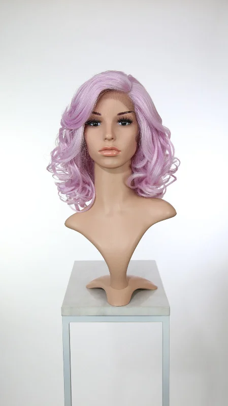 Lace wig in a chocolate - brown color for a rich and warm appearanceReagan Lilac - Natural