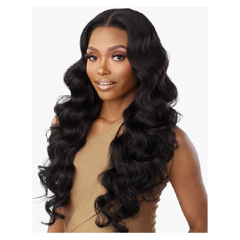 Lace wig with a middle - part for a classic and elegant styleSensationnel Butta Synthetic Glueless 360 HD Lace Front Wig - Butta 360 Unit 5