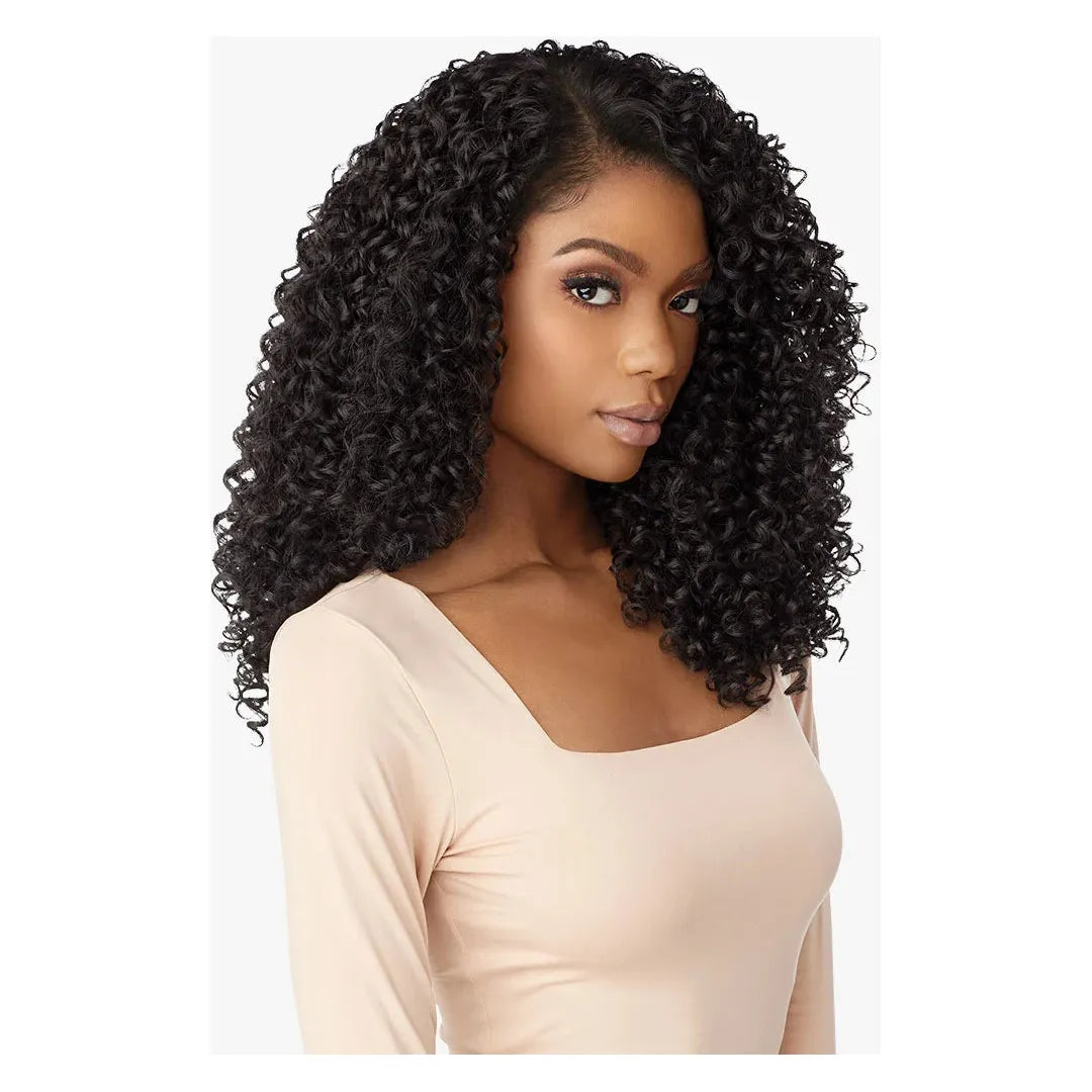 Synthetic lace wig with a heat - resistant formulaSensationnel Curls Kinks & Co. Synthetic Glueless HD Lace Frontal Wig - 13 X 6 Kinky Curly 18"