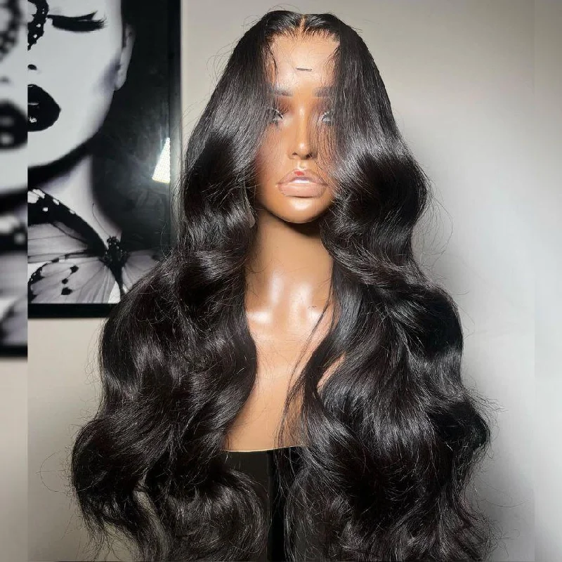 Lace wig in a chocolate - brown color for a rich and warm appearanceWOWANGEL 5x5 HD Lace Closure Wig Body Wave | USA Overnight Shipping