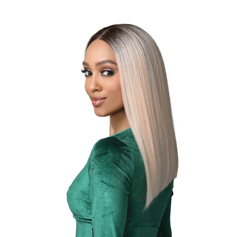 Lace wig with a curly texture for a bold and stylish choiceBOBBI BOSS Synthetic Hair 13x5 HD Frontal Lace Wig - CHERIE