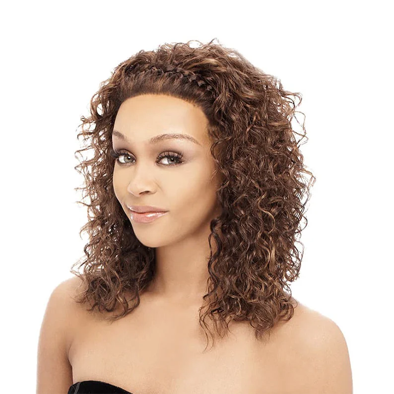 Lace wig with a side - part for a more flattering lookIT'S A WIG Braid Lace Front Wig - YOLANDA