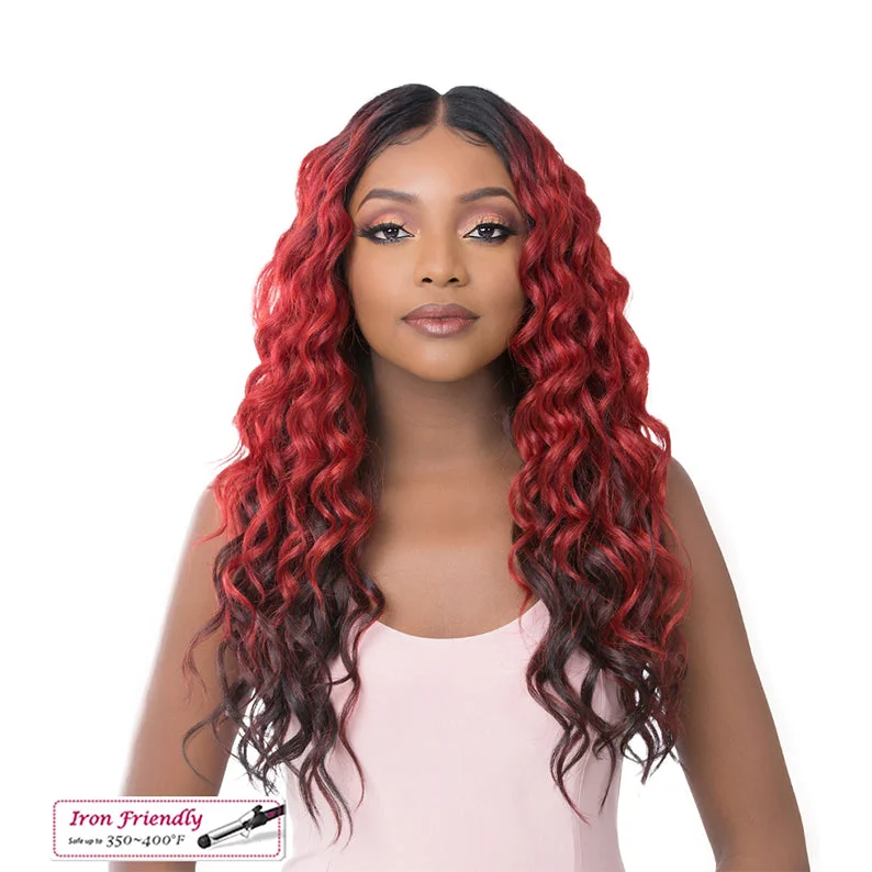 Adjustable - cap lace wig for a comfortable fitIT'S A WIG Synthetic HD Triangle Lace Wig - SAINT