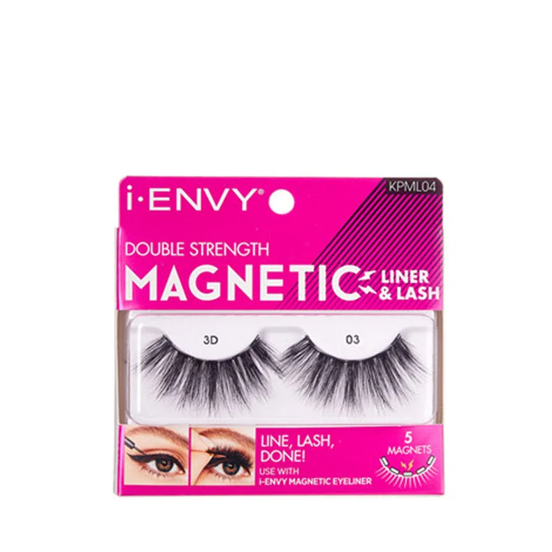 Full - lace wig with a natural - looking hairline for a seamless appearanceKISS iENVY MAGNETIC LASHES - KPML04