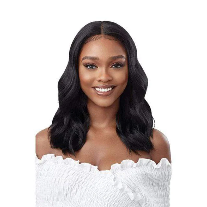 Lace wig with a 13x4 lace frontal for a wide - parting areaOUTRE EVERYWEAR Synthetic HaIR Lace Front Wig EVERY 14