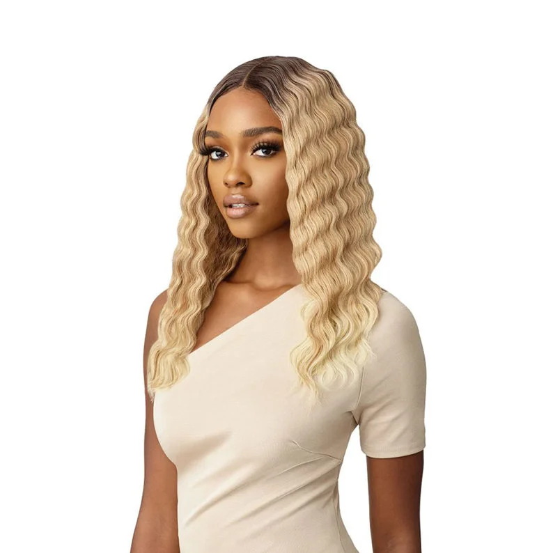 Lace wig with a curly texture for a bold and stylish choiceOUTRE Lace Front Wig - LUCY