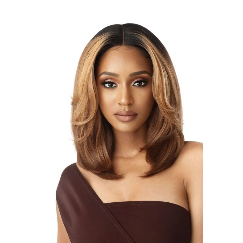 Lace wig with a side - swept bang for a sophisticated lookOUTRE Lace Front Wig NEESHA 201