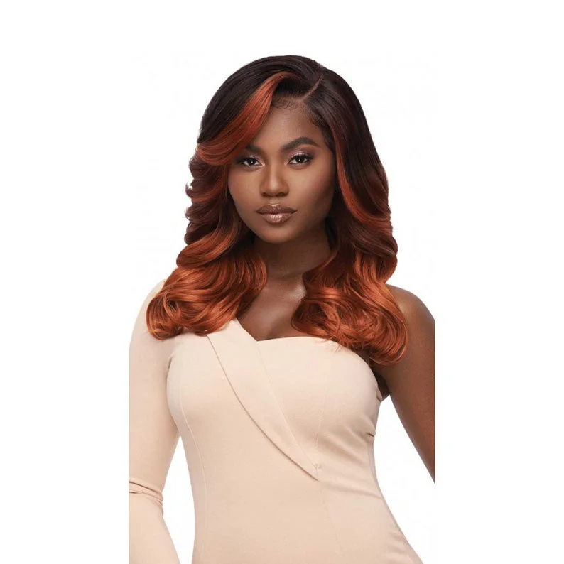 Adjustable - cap lace wig for a comfortable fitOUTRE Melted Hairline Lace Front Wig DIVINE