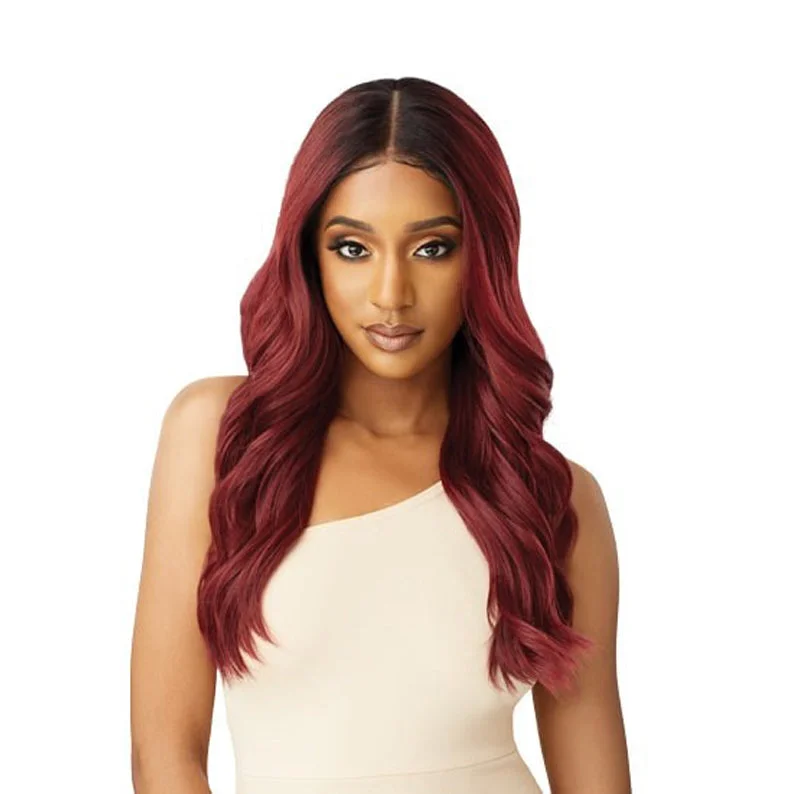 Lace wig with a silk - base cap for a comfortable and smooth feelOUTRE Melted Hairline Swiss Lace Front Wig NATALIA