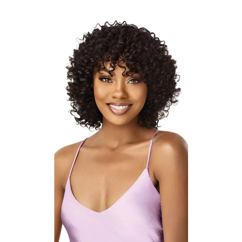 Lace wig with a side - part for a more flattering lookOUTRE MYTRESSES PURPLE LABEL 100% Unprocessed Human Hair Full Cap Wig JOLENE