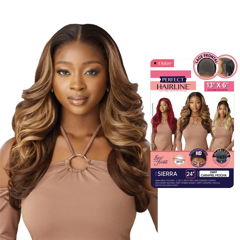 Adjustable - cap lace wig for a comfortable fitOUTRE Perfect Hair Line 13X6 Lace Front Wig-  SIERRA 24"