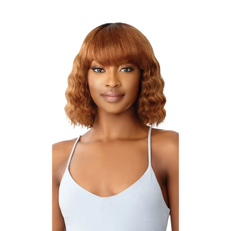 Lace wig with a curly texture for a bold and stylish choiceOUTRE Premium Duby Wig 100% Human Hair - RAYNA