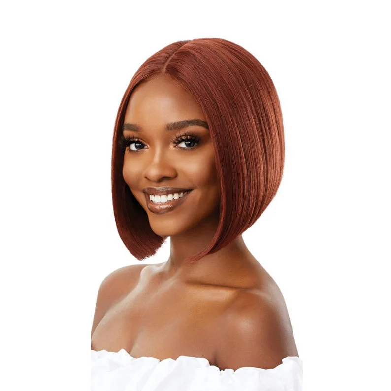 Lace wig in a chocolate - brown color for a rich and warm appearanceOUTRE EVERYWEAR Synthetic Hair Lace Front Wig EVERY 1