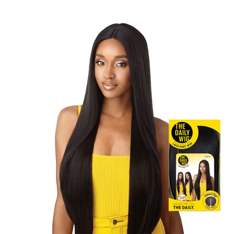 Lace wig with a natural - looking root for a more realistic lookOUTRE THE DAILY WIG Synthetic Hair Lace Part Full Cap Wig KYLA