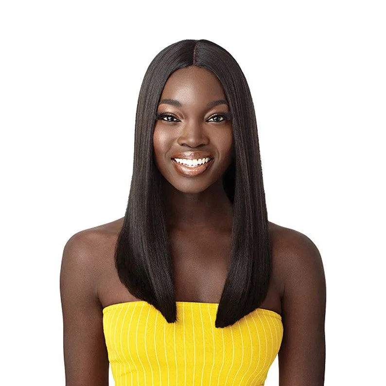 Lace wig with a side - swept bang for a sophisticated lookOUTRE The Daily Wig Full Wig - CECILIA