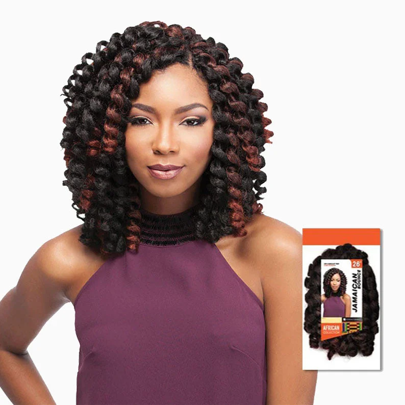 Lace wig with a platinum - blonde color for a bold and trendy lookSENSATIONNEL African Collection Jamaican Bounce Braid 26"