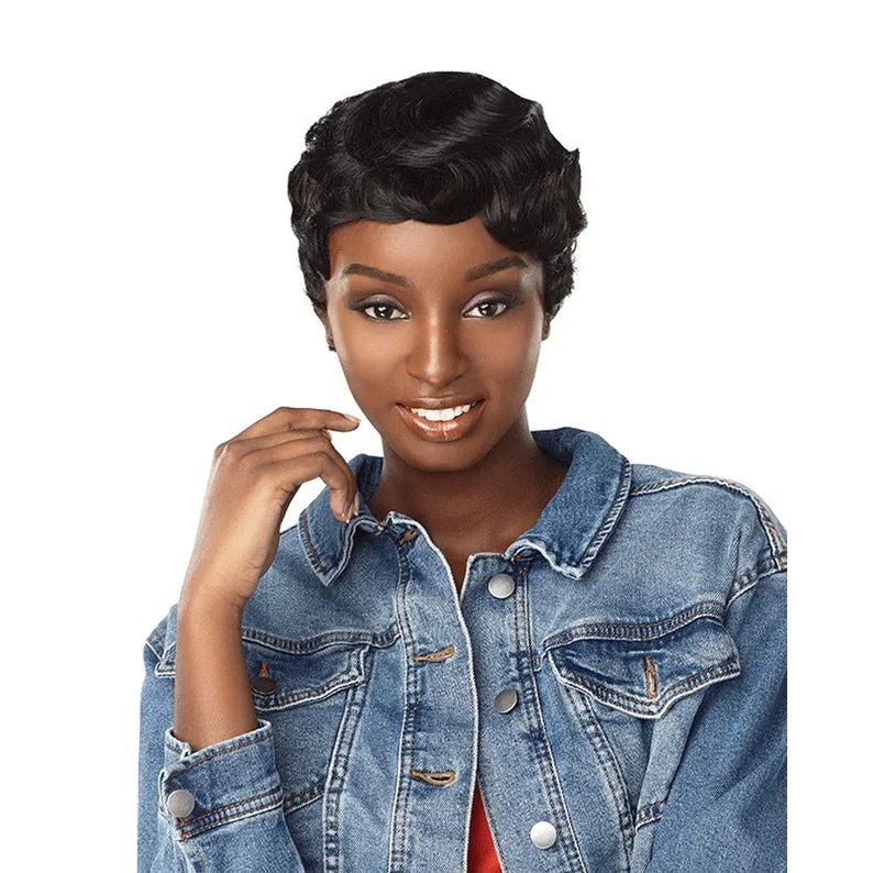 Lace wig with a curly texture for a bold and stylish choiceSENSATIONNEL Instant Fashion Dashly Full Cap Wig UNIT 1